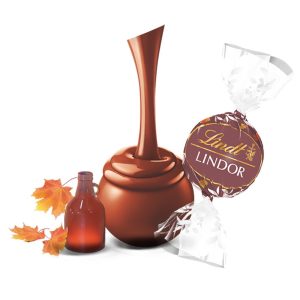 Maple Milk Chocolate LINDOR Truffles 800-pc Case (353 oz)