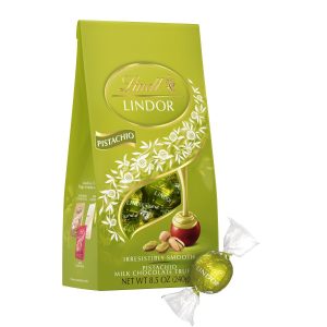 Pistachio Milk Chocolate LINDOR Truffles 20-pc Bag (8.5 oz)