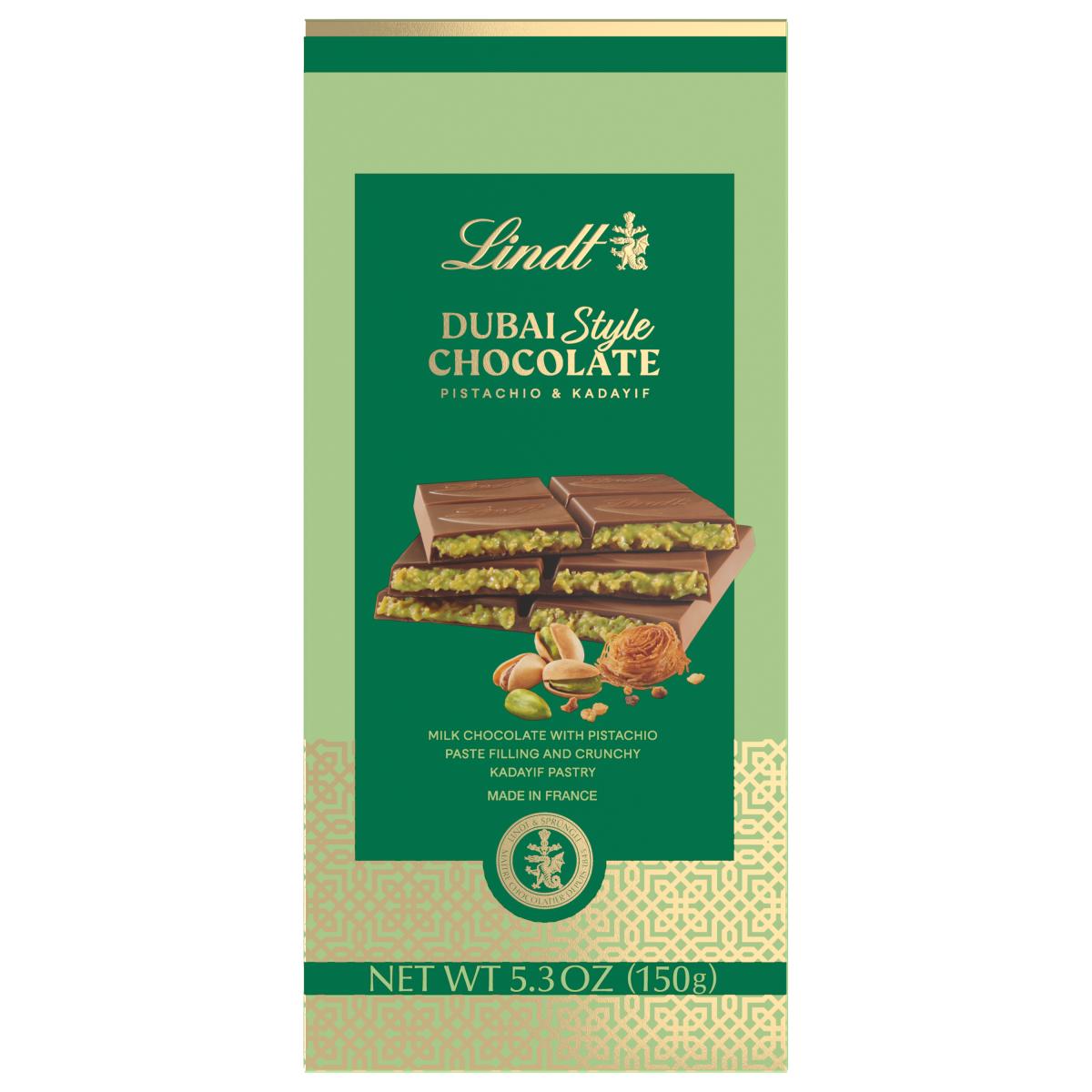 Lindt Dubai Style Milk Chocolate Bar (5.3 oz)