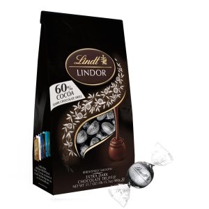 60% Extra Dark Chocolate LINDOR Truffles 75-pc Bag (31.7 oz)