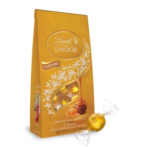 Caramel Milk Chocolate LINDOR Truffles 20-pc Bag (8.5 oz)