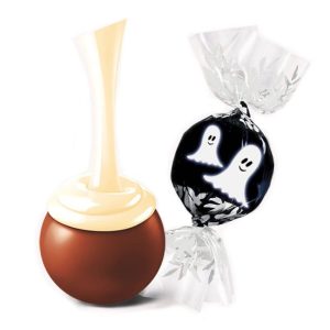 Milk Chocolate Ghost LINDOR Truffles 800-pc Case (353 oz)