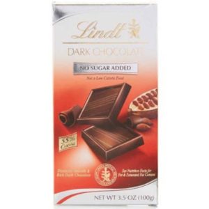 Lindt No Sugar Added Dark Chocolate Bar (3.5 oz)