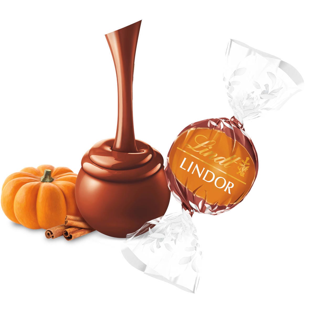 Pumpkin Spice LINDOR Truffles 800-pc Case (353 oz)