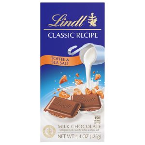 Toffee and Sea Salt Milk Chocolate CLASSIC RECIPE Bar (4.4 oz)